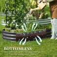 thumbnail image 6 of KING BIRD 2Pcs 6x3x1 ft Raised Garden Bed with Arched Trellis Galvanized Steel Metal Planter Garden Box Outdoor for Gardening Climbing Vegetables Flowers Dark Gray, 6 of 9