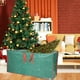 thumbnail image 5 of Bolsa Grande para Árboles de Navidad Artificiales de Hasta 122 X 38 X 50 Cm. Estuche Impermeable con Asas Reforzadas y Cremallera, Color Rojo y Verde., 5 of 7