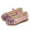 Pink, variant on breaise Toddler Girls Dress Shoes Flower Girl Flats Pearls Bow Mary Jane Ballerina Flats Shoes Slip-on School Wedding Party Dress Shoes