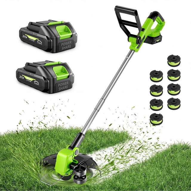Desbrozadora inalámbrica HTCFLY 21V de 12"