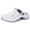 White, variant on Men’s Platform Clogs with Arch Support Lightweight Non Slip Garden Work Shoes Close Toe Hollow Out Sandals White Size 9