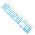 thumbnail image 1 of Miangastore Blue Gradient Rectangular Waterproof Keyboard Cover 17.3x5.1x0.1in 1Pc, 1 of 8