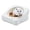 White, variant on Ksopiavobs Hamster Bowl,Ceramic Food/Water Bowl Prevent Tipping Moving, Cage Accessories for Guinea Pig/Rabbit/Gerbil/Chinchilla,and Other Small Animals,Yellow