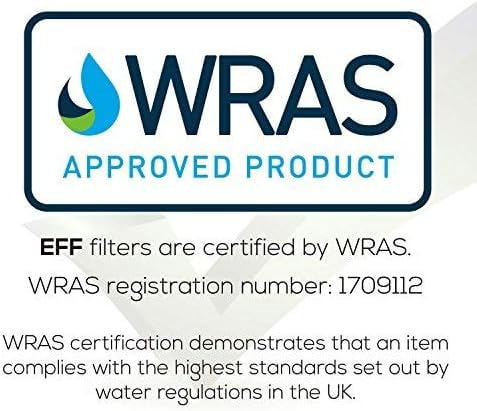EcoAqua EFF-6011A Refrigerator Water Filter, Replacement for Samsung® DA29-00003G, Aqua-Pure Plus, DA29-00003B, HAFCU1, DA29-00003A, 3 Filters