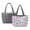 Butterfly Floral Print-A, variant on Cute Otter Print Large Capacity Quilted Tote Bag for Women Lightweight Soft Puffer Work Tote Bag Casual Everyday Commuter Shoulder Bags for Professional Woman Daily Use
