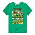 thumbnail image 3 of Teenage Mutant Ninja Turtles - Character Blocks - Toddler And Youth Short Sleeve Graphic T-Shirt, 3 of 5