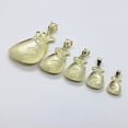 thumbnail image 4 of 10K Solid Yellow Gold Money Bag with Dollar Sign Pendant, 4 of 5