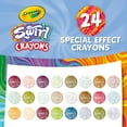 thumbnail image 5 of Crayola Swirl Crayons, 24 Ct, Multicolor Crayons, Back to School Supplies for Kids, Classroom Supplies, 5 of 5