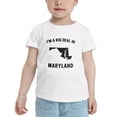 thumbnail image 2 of I'm A Big Deal in Maryland Cute Toddler T Shirts for Boys Girls (White, 4T), 2 of 5