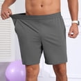 thumbnail image 2 of QDG Mens Athletic Running Shorts Quick Dry Shorts Lightweight Sports Gym Basketball 7inch Hiking Tennis Dark Gray XL, 2 of 10