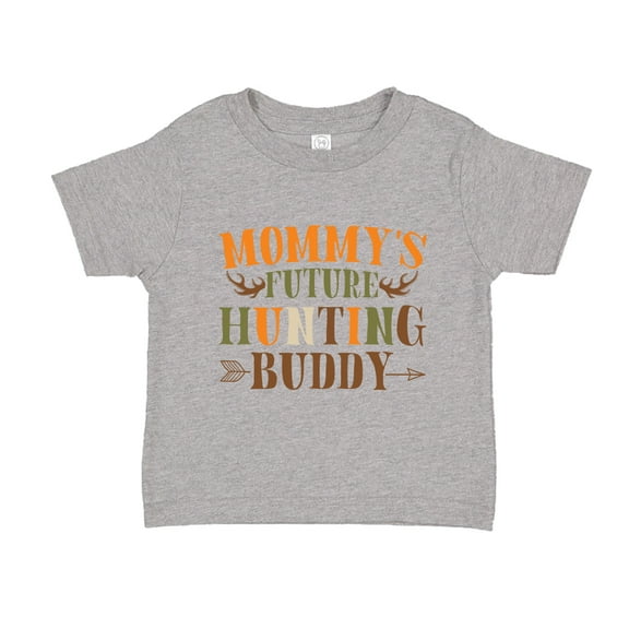 Mommy's Future Hunting Buddy Toddler T-Shirt 2T Athletic Heather