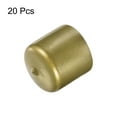 thumbnail image 2 of Uxcell 20pcs Round Rubber End Caps 1.77" Gold Cover Screw Thread Protectors, 2 of 5
