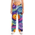 thumbnail image 4 of Fabrcox Halloween Womens Pajama Pants Pumpkin Ghost Cat Women Sleep Pants Fall Winter Festival Comfy Women’s Lounge Pants Purple XXXL, 4 of 6