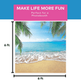 thumbnail image 2 of Beach Backdrop, Luau, Party Favors, Party Decor, 1 Piece, 2 of 3