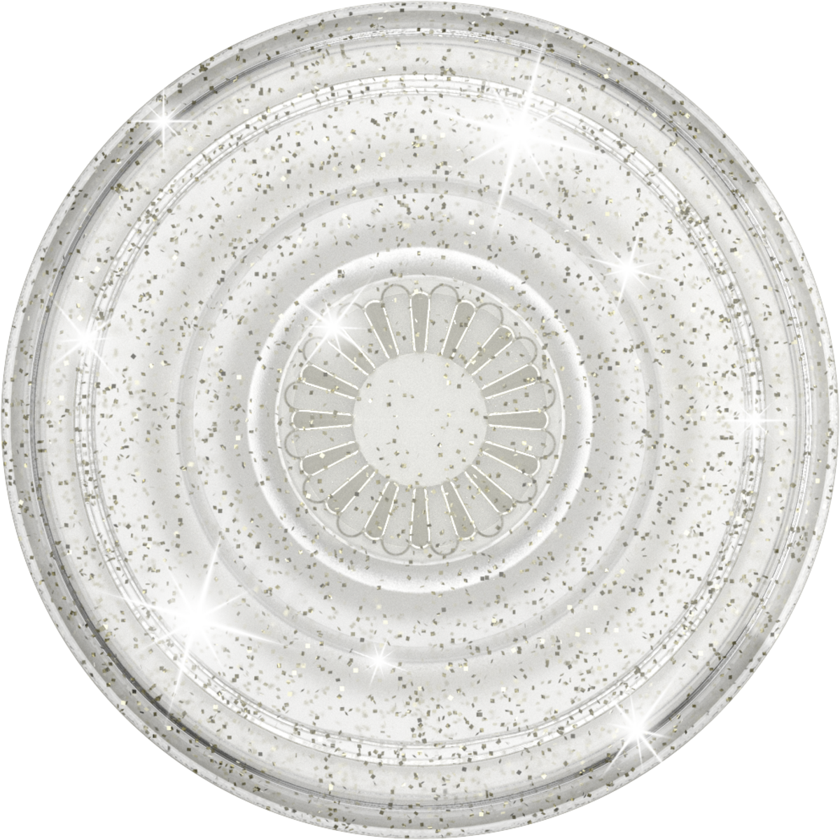 PopSockets PopGrip Sparkle Clear Swappable Phone Grip photo 2