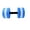 Blue, variant on EcoVerve Water Weights For Pool Exercise Pool Weights For Water Exercise Water Dumbbells For Pool Exercise Water Aerobics Equipment Aquatic Dumbells Water Dumbells 1pc