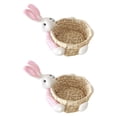 thumbnail image 2 of Cesta de Pascua con forma de conejo, cesta de regalo para dulces, contenedor para refrigerios, bonita cesta para huevos de Pascua. Pequeño, 2 of 9