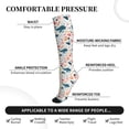 thumbnail image 3 of Lsque Sea Life 1 Pattern Sport Compression Socks for Men & Women 15-20 mmHg Knee High Nurse Pregnant Running Medical and Travel Athletic, 3 of 6