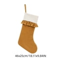 thumbnail image 3 of Large Christmas Stocking Non-Woven Hanging Decoration Gift Pouch for Fireplace Mantel Tree Wall Holiday Home Ornament, 3 of 7