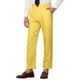 thumbnail image 4 of Pantalones de traje clásicos de ajuste regular de cuadros para hombre Inspire Chic, con frente plano y cintura elástica, 36 Amarillo, 4 of 7