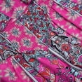 thumbnail image 6 of Shadoumai Women Off Shoulder Romper Strapless Floral Print Striped Beach Shorts Jumpsuit, 6 of 10