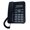 Black, variant on Corded Phone Office Telephone With Caller Display Landline Telephones Big Button