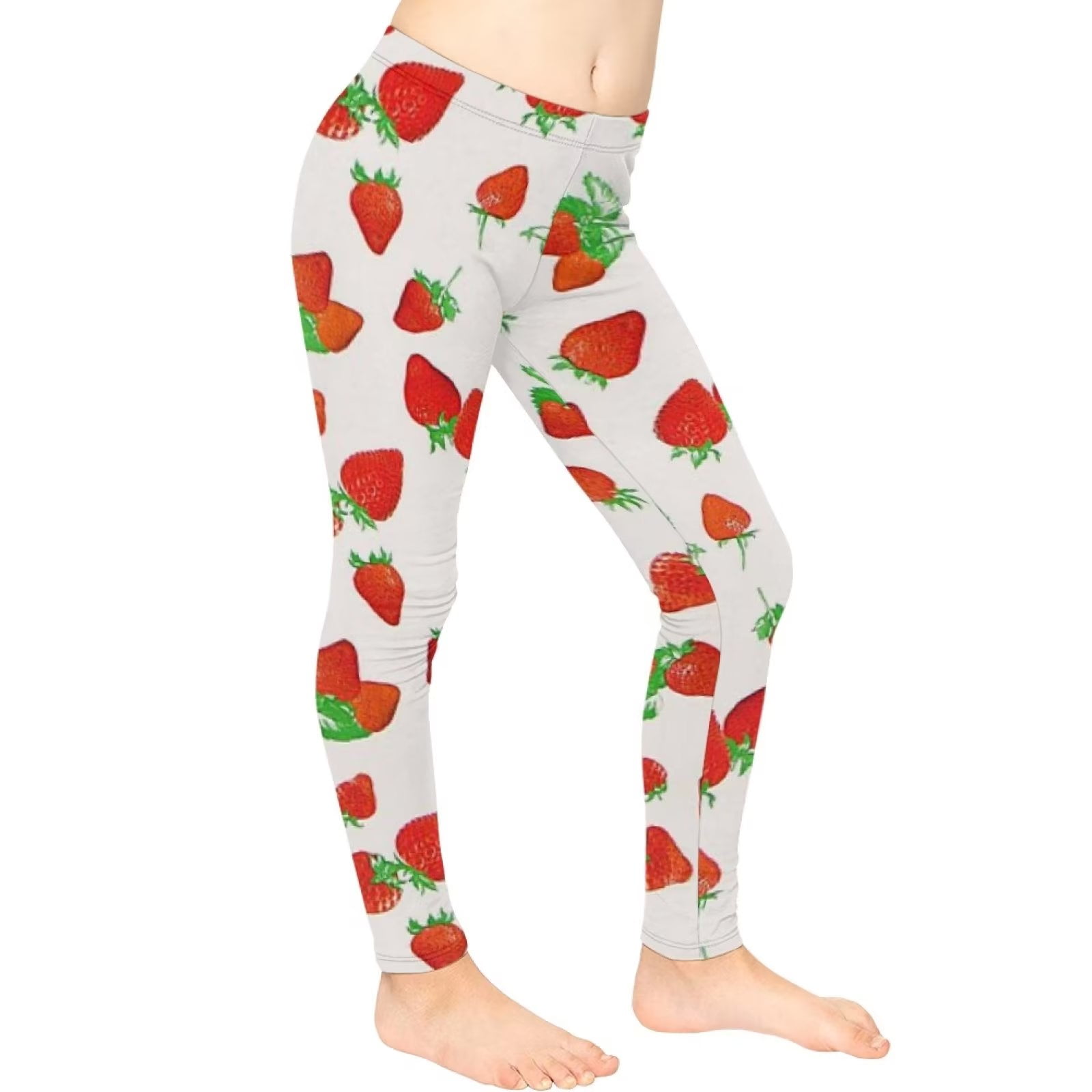  KLL Strawberries Pattern Colorful Cute Straight Leg Yoga Pants  for Women Activewear Booty Lifting Leggings for Women X-Small : Clothing,  Shoes & Jewelry