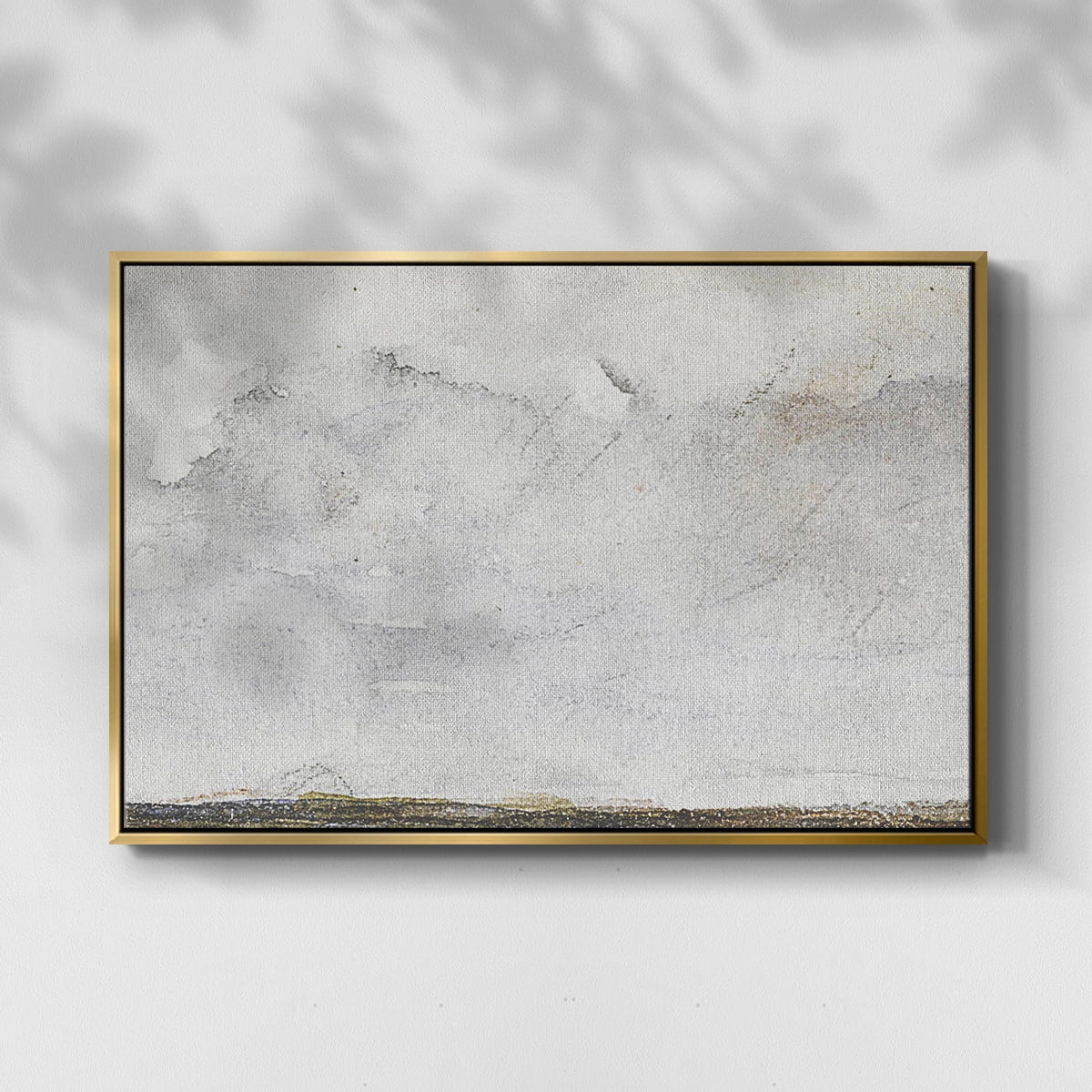 Vintage Landscape-CCCXXXVI By Wexford Home Framed in Gold Wood Gallery Wrapped Canvas 17 in. x 25 in.