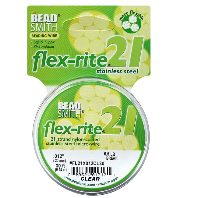 FLEX-RITE Flexrite 21 or 49 Strand Variety Packs Mini Spools Beading CLEARANCE!! 