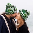 thumbnail image 5 of Lsque Football 7 Pattern Knitted Beanie, Unisex Winter Hat, Knit Hat Winter Beanies Thick Fisherman Beanies Cuffed Plain Skull Caps, 5 of 6
