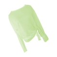 thumbnail image 4 of Camisetas de manga larga Salvador para mujer blusas casuales de moda verano verde, 4 of 10