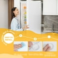 thumbnail image 4 of Uxcell 6Pcs 1.18" Protector de pared para tope de puerta con adhesivo, topes de puerta convexos claros, 4 of 7