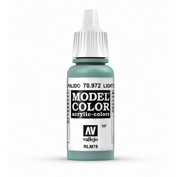 Vallejo Light Green Blue Paint, 17ml Multi-Colored