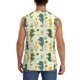 thumbnail image 4 of Fotbe Seahorse Men's Camiseta sin Mangas Estampada para Hombres, Playera Casual para Gimnasio, Entrenamiento, Playa-3X-Large, 4 of 7