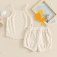 thumbnail image 4 of Baby Girl Summer Clothes Sleeveless Tank Top Shorts Set Cute Toddler Girl Outfit, 4 of 4