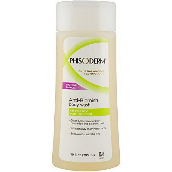 Phisoderm Anti-Blemish Body Wash, 10-Ounce