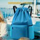 thumbnail image 3 of Mini Travel Bag Swimming Bag Waterproof Drawstring Bag Outdoor Backpack for Training Fitness Soft Bag, 3 of 5