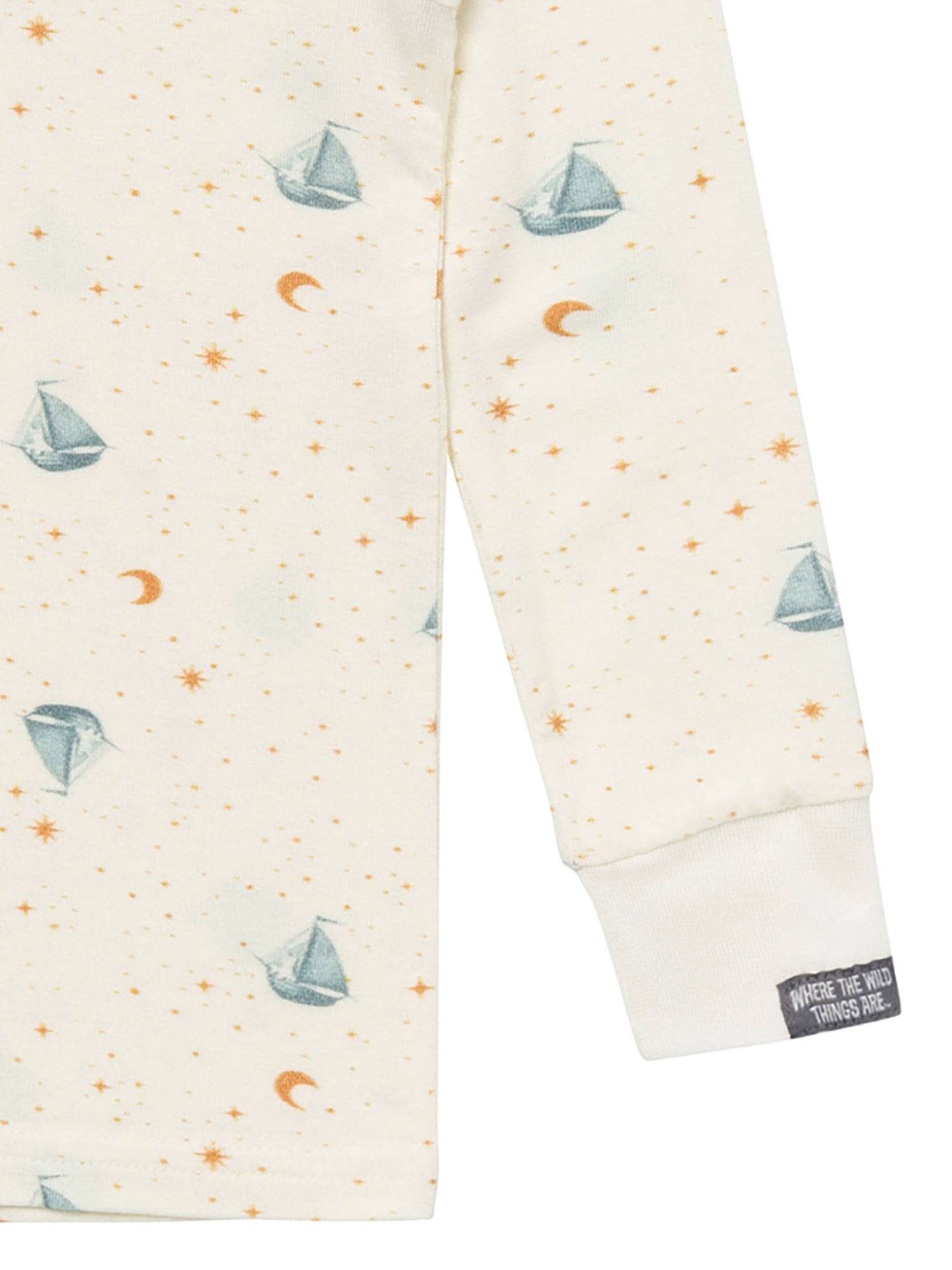 Modern Moments x Where the Wild Things Are Toddler Neutral Pajama Set, 2-Piece, Sizes 12M-5T