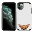 thumbnail image 2 of FINCIBO Hybrid Case Hard Plastic TPU Slim Back Cover for Apple iPhone 11 Pro 5.8" 2019, Fawn Apple Head Chihuahua Dog, 2 of 8