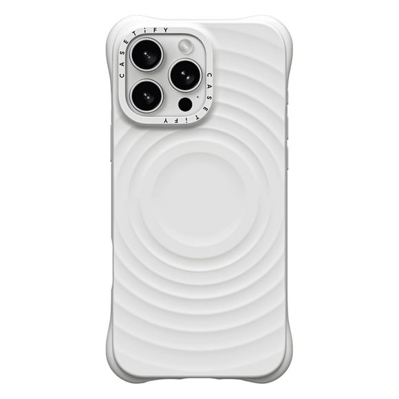 Funda de teléfono CASETiFY Ripple Silicone para iPhone 16 Pro Max