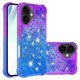 thumbnail image 1 of For iPhone 17 TPU Case Gradient Quicksand Phone Back Cover - Pink+Sky Blue, 1 of 5