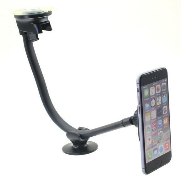 For G Stylus (2023)/(2022) - Magnetic Car Mount, Holder Dash Windshield Strong Grip Long Gooseneck for Motorola Moto G Stylus (2023)/(2022) Phones