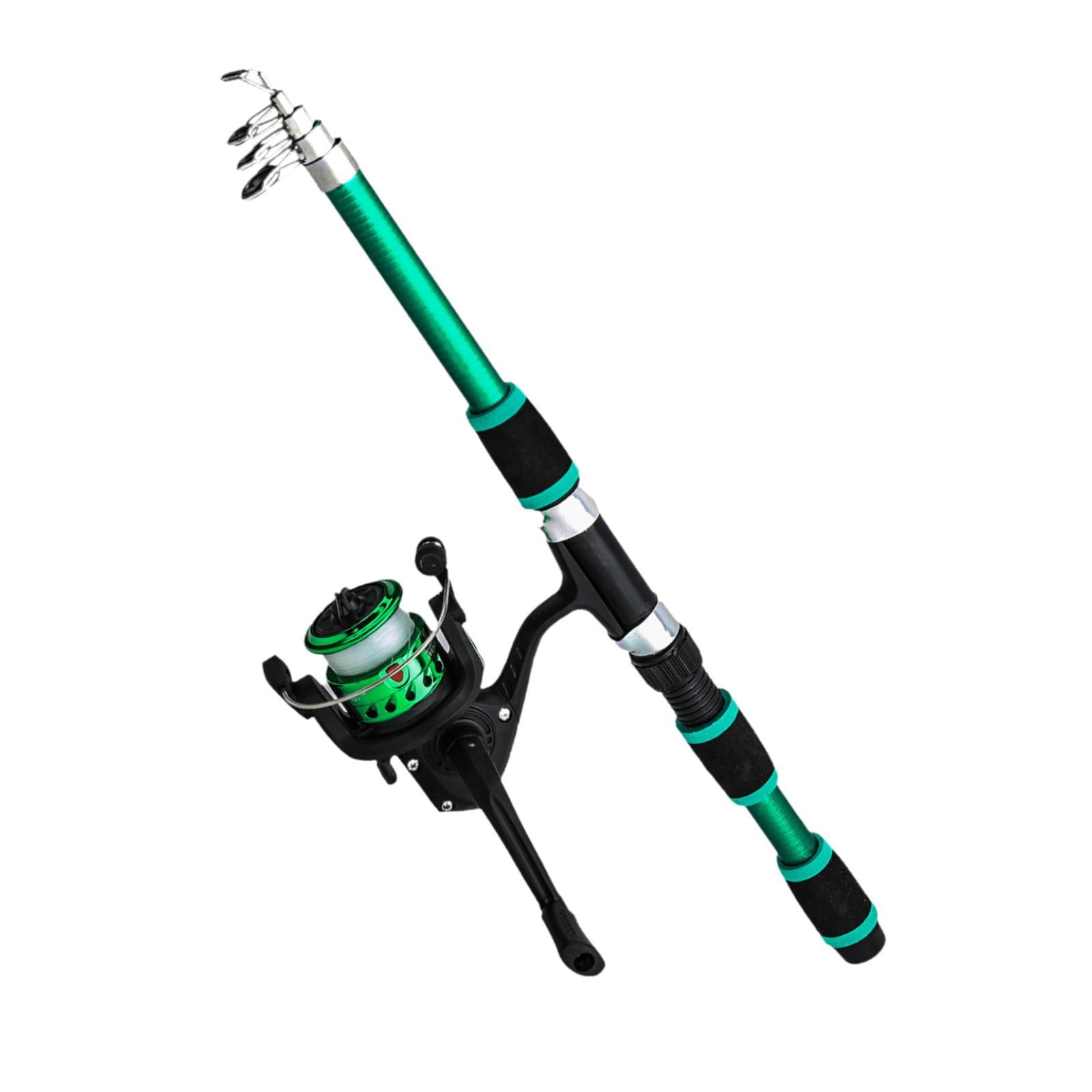 GARENDE Fishing Pole Equipment Kids Fishing Rod and Reel Combo for Outdoor Beginners Green