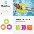 thumbnail image 2 of Shisuyan 3pcs Fruit Design Swim Rings Inflatable Swimming Rings Children's Pool Supplies, 2 of 8