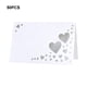 thumbnail image 3 of Billuyoard 50 tarjetas de nombre de ahuecadas de corazón de papel, además de cualquier evento, tarjeta de lugar de nombre hueco de corazón Kits de decoración para fiestas blanco, 3 of 6