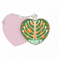 thumbnail image 1 of Planta en maceta Mexico totems antigua civilización dibujo Bolsa de viaje Mirror maquillaje corazón rosa, 1 of 4