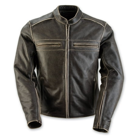 Black Brand Vintage Rebel Womens Leather Jacket (Best Leather Motorcycle Jacket Brands)