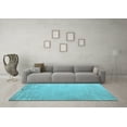 thumbnail image 3 of Ahgly Company Indoor Rectangle Oriental Light Blue Industrial Area Rugs, 3' x 5', 3 of 4