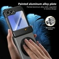 thumbnail image 3 of Designed for Samsung Galaxy Z Flip 4 Case Magnetic with Ring Kickstand [Compatible with Mag-Safe], Slim Shockproof Anti-Scratch Phone Case Cover for Samsung Galaxy Z Flip 4,Gray, 3 of 12