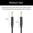 thumbnail image 5 of AOOOWER 1/4Inch Guitar Instrument Cable for Musicians Sound Engineer 6.35mm Male Cord, 5 of 8